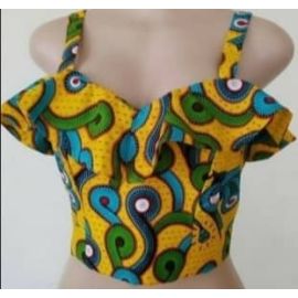 Afrique crop top